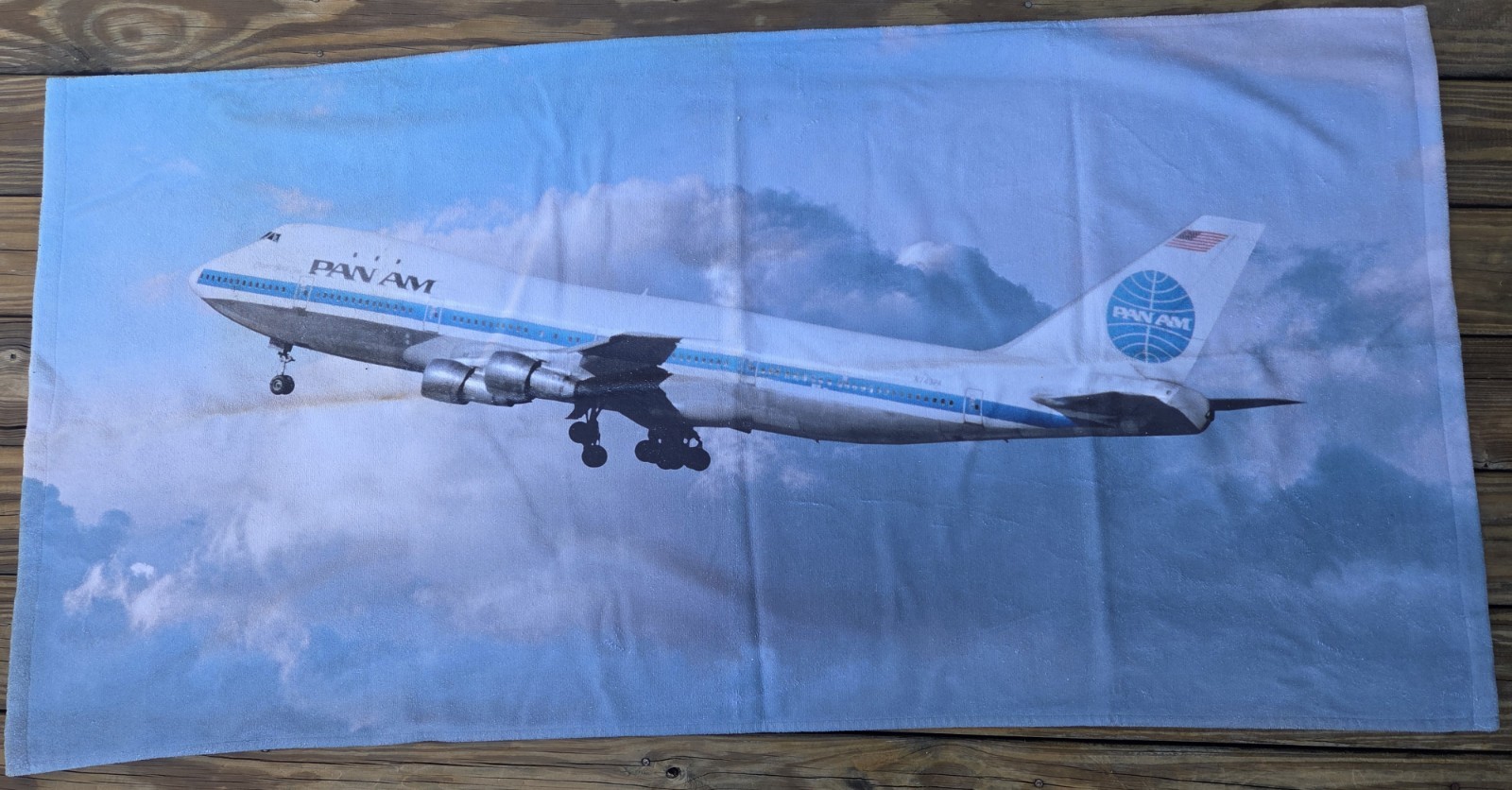 Pan Am B 747 large towel Pan Am B 747 large towel