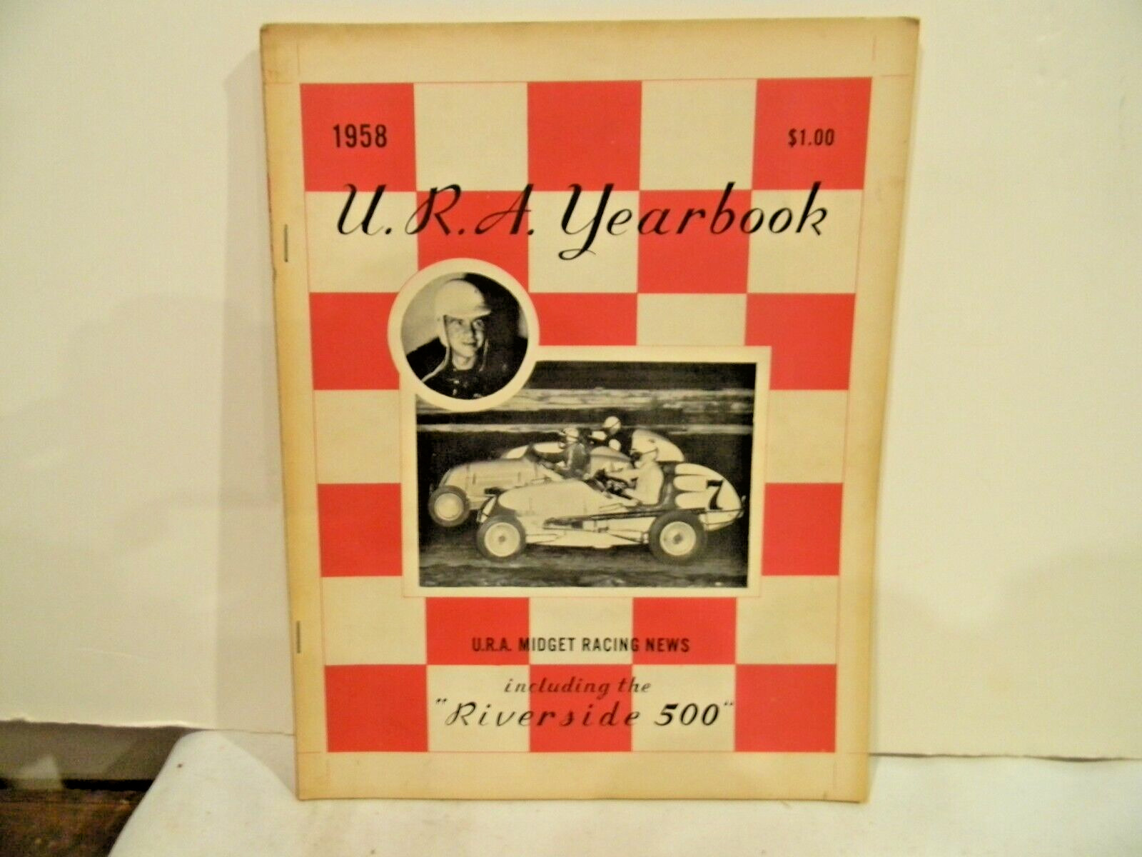 1958 U.R.A. MIDGET RACING YEARBOOK \