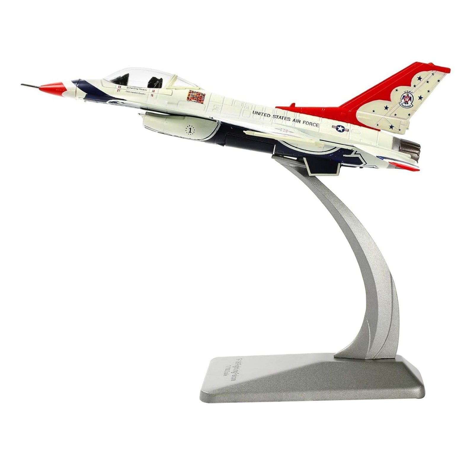 New 1/100 F-16 Fighting Falcon Thunderbirds Alloy Model 15.5cm Desk Top Gift New 1/100 F-16 Fighting Falcon Thunderbirds Alloy Model 15.5cm Desk Top Gift