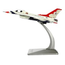 New 1/100 F-16 Fighting Falcon Thunderbirds Alloy Model 15.5cm Desk Top Gift picture