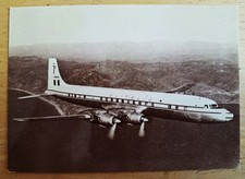 ALITALIA Airlines Douglas DC-7C Postcard picture