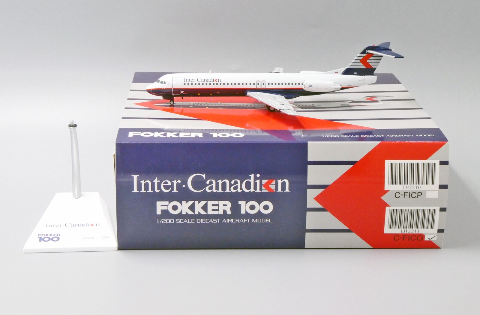 Inter Canadian Fokker 100 Reg: C-FICO JC Wings Scale 1:200 Diecast LH2211