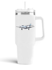 Pan Am Express BAE Jetstream 31 Stainless Steel Quencher Tumbler 40oz picture