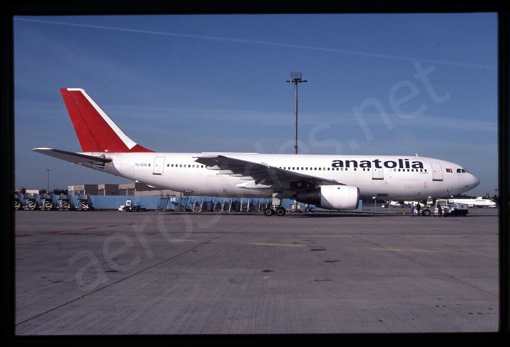 Anatolia Airbus A300B4 TC-GTA No Date Kodachrome Slide/Dia A17