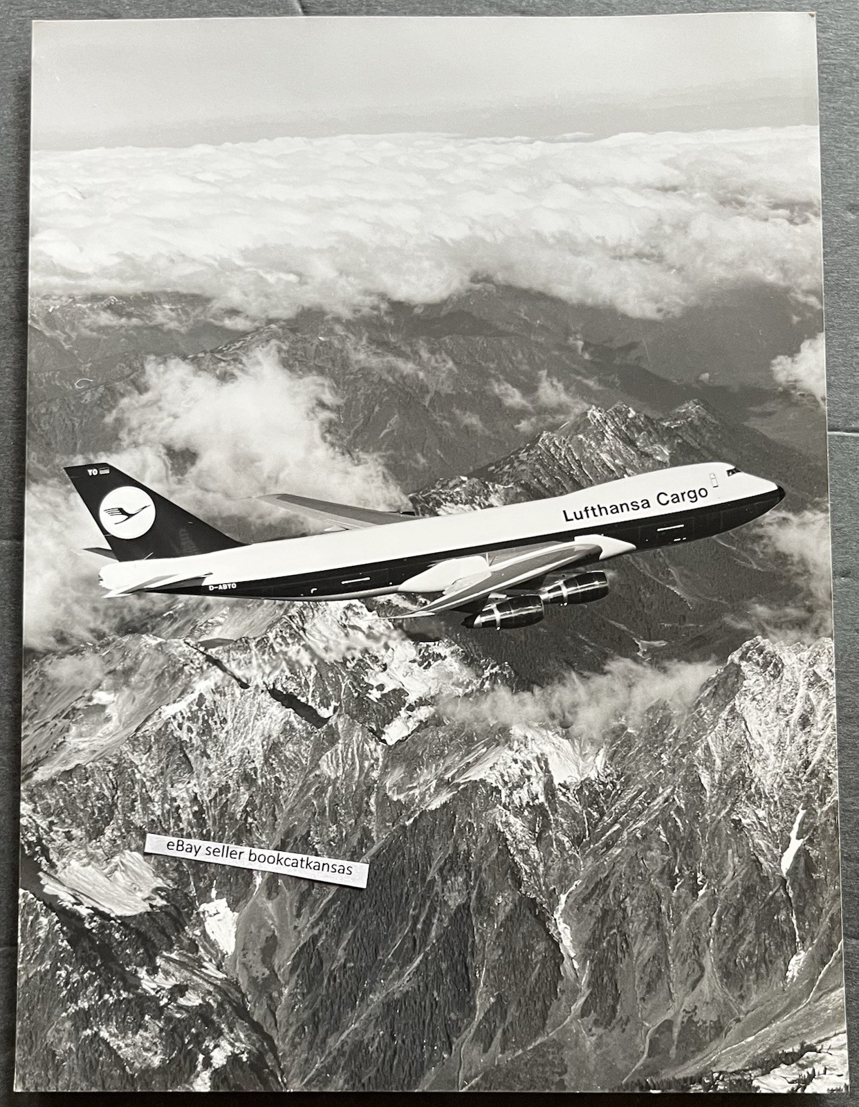 LUFTHANSA CARGO BOEING 747 F JUMBO 1979 7x9.5” Aviation Archive Airlines Photo LUFTHANSA CARGO BOEING 747 F JUMBO 1979 7x9.5” Aviation Archive Airlines Photo