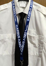 Lanyard AIRBUS A320 BLUE keychain neckstrap for pilot crew Lanyard picture