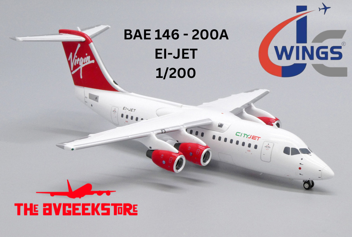 Virgin Express(City Jet) - BAE 146-200A - EI-JET - 1/200 - JC Wings - JCEW214002