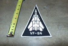 1970's U.S.Navy VF-84 Jolly Rogers Squadron F-14 Tomcat Triangle Sleeve Patch picture