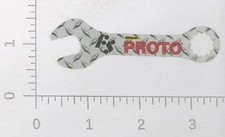 Vintage FS Stanley Proto Wrench Tool Advertising Sticker Decal picture