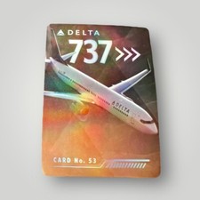Delta Air Lines B737-900ER Pilot Trading Card Collectible Brown 2022 No.53 New picture