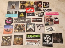 Rock Metal Punk Music Promo Stickers Decals - Customize your vintage sticker lot picture