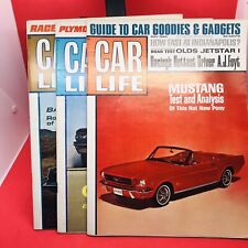 (3) Vintage Car Life Magazine's May-June-July 1964 picture