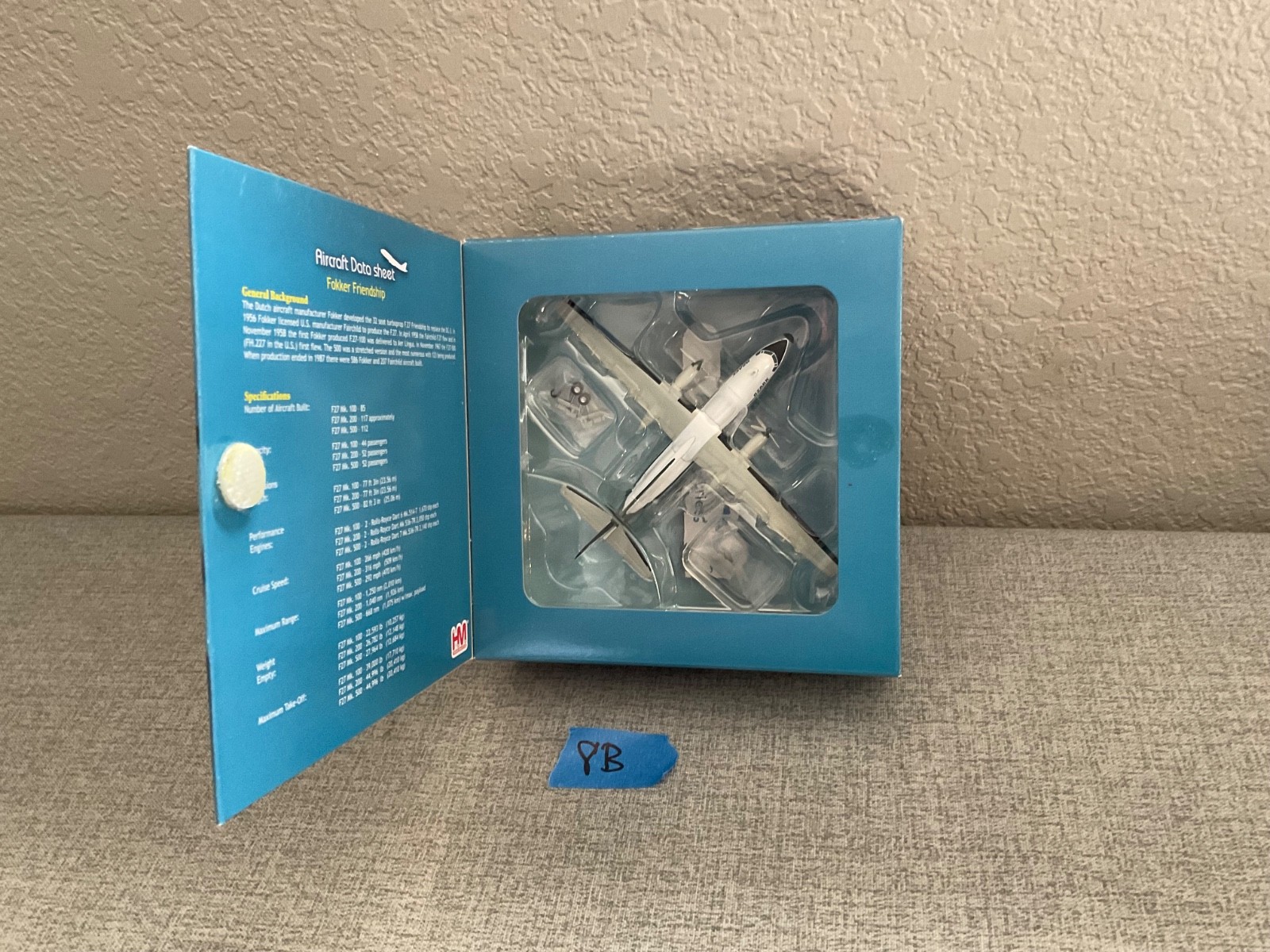 HL1106 HobbyMaster Fokker F27 Friendship Ozark Airlines 1:200 Scale 8B HL1106 HobbyMaster Fokker F27 Friendship Ozark Airlines 1:200 Scale 8B