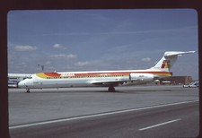 Orig 35mm airline slide Iberia MD-87 EC-EZS picture