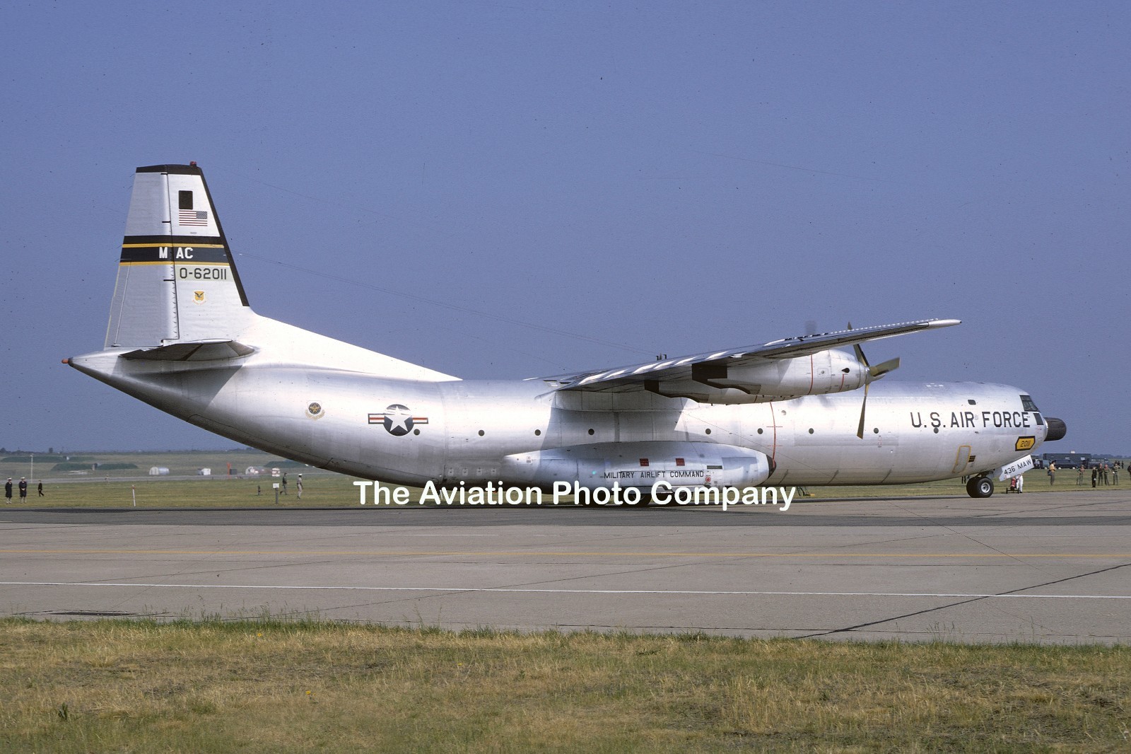 US Air Force 436 MAW Douglas C-133A Cargomaster 56-2011 (1970) Photograph US Air Force 436 MAW Douglas C-133A Cargomaster 56-2011 (1970) Photograph