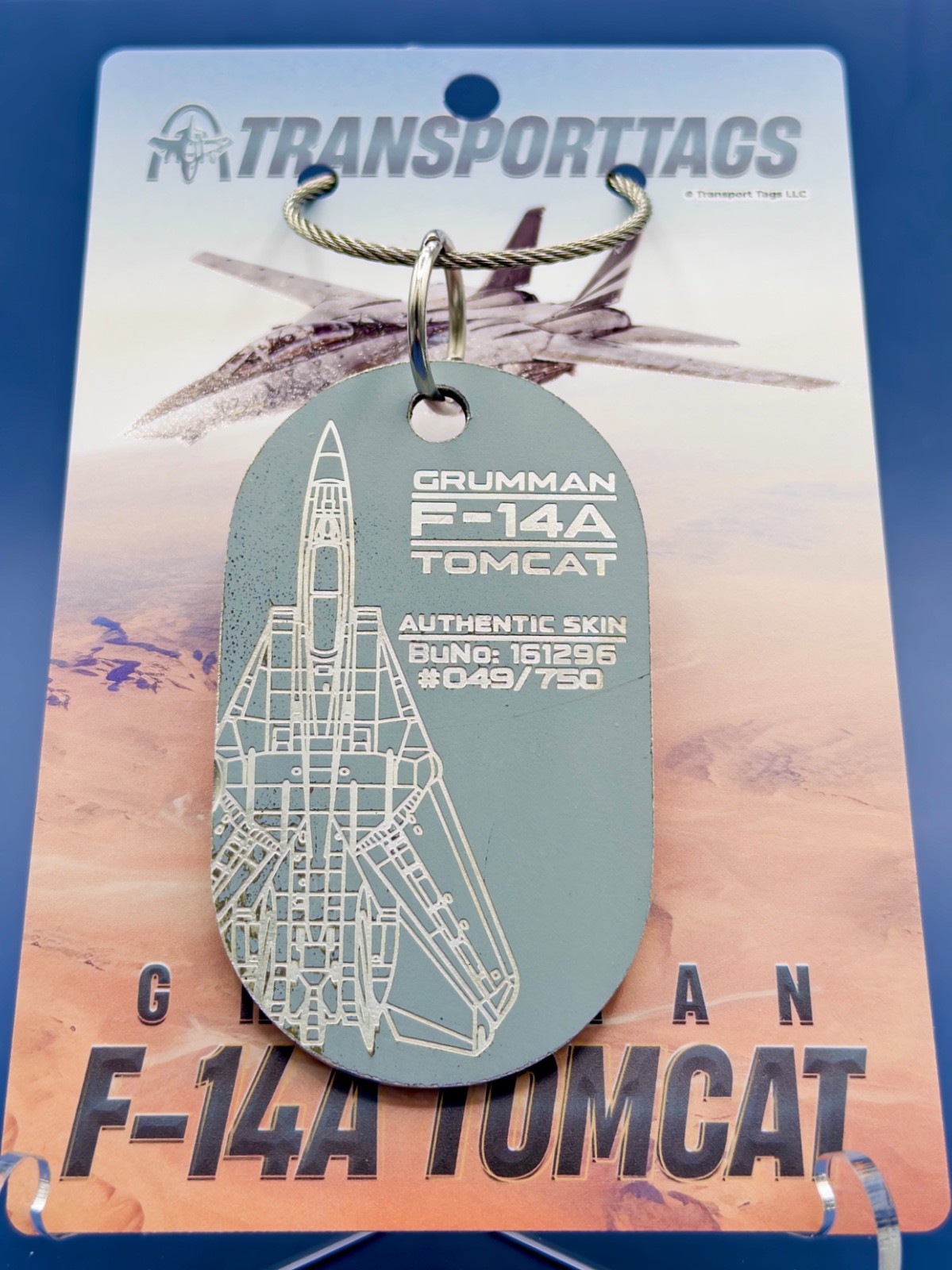 Grumman F-14A Tomcat TransportTag--THE F-14 THAT INSPIRED TOP GUN MAVERICK #049