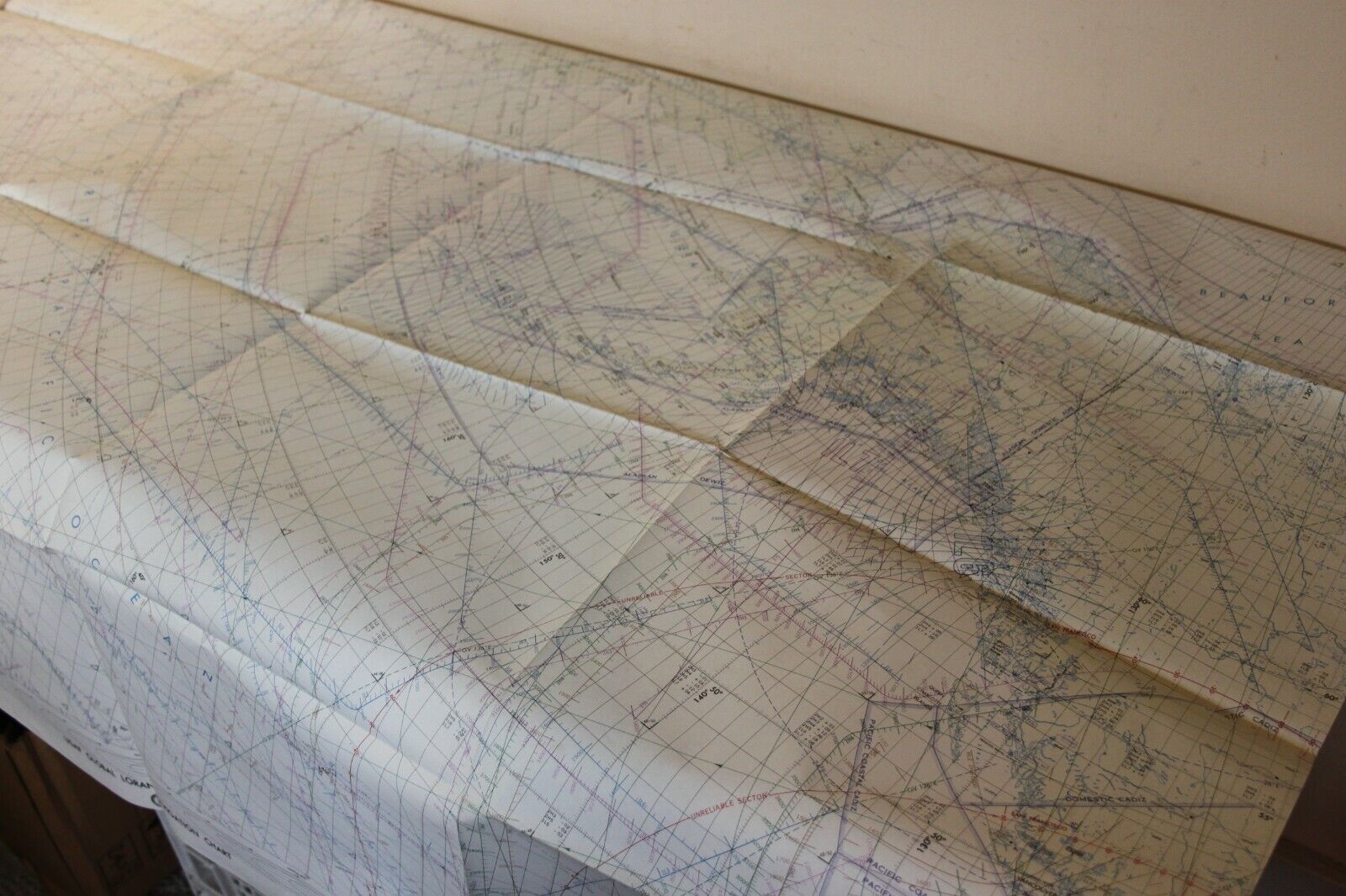 Tactical Pilot Chart GLC 6N North Pacific Ocean Aeronautical Map 1965