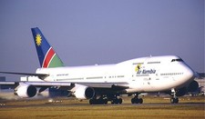 B-747-400 Air Namibia Boeing B747 Airplane Wood Model Regular picture