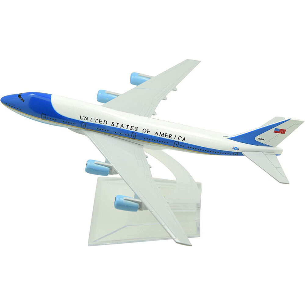 1:400 Aircraft Boeing 747 Air Force One 16cm Alloy Plane B747 Model Toys Gift US