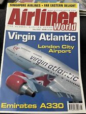 Airliner World - MAY2000, Virgin Atlantic, London City Airport, Emirates A330 picture
