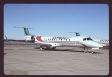 Orig 35mm airline slide ExpressJet ERJ-145 f/n 186 picture