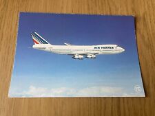 Air France Boeing 747-100 aircraft postcard picture
