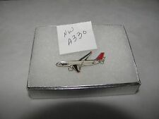 NORTHWEST AIRLINES A330 AIRBUS AIRPLANE LAPEL TACK PIN NWA PILOT CHRISTMAS GIFT  picture