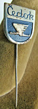 Vintage CEDOK CZECHOSLOVAKIAN AIRLINE STICK PIN, Air Travel, Czech Air Lines pin picture