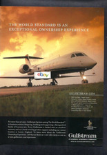 GULFSTREAM AIRCRAFT G550 THE WORLD STANDARD FOR 40 YEARS 2005 AD picture