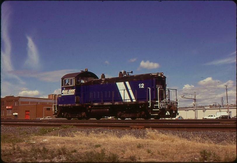 MRL Montana Rail Link SW-1200 #12 ORIGINAL Kodachrome Slide Billings MT 2000