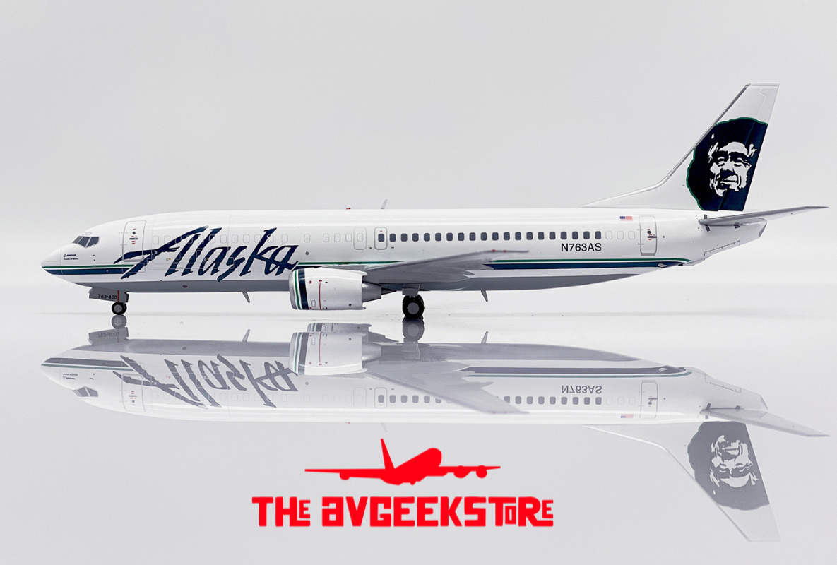Alaska Airlines - B737-400C (Combi) - N763AS - 1/200 - JC Wings - JC20399