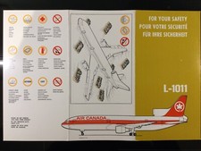 Air Canada Lockheed L1011-100 TriStar (1979) Issue ACF837HO (7-79) picture