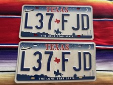2000-2001-2002-2004 TEXAS LICENSE PLATES 5 SPACE SHUTTLE PASSENGER. L37FJD picture