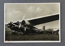 SAVOIA MARCHETTI SM.72 FIRENZE AIRPORT VINTAGE REAL PHOTO POSTCARD RPPC FLORENCE picture