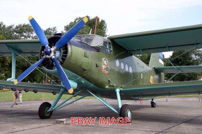 PHOTO  AEROPLANE ANTONOV AN2T ESTONIAN AF \'40\' THE ESTONIAN AF SENT THIS WONDERF