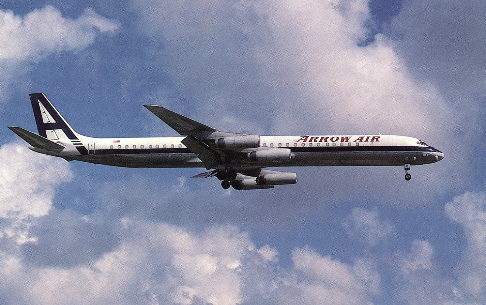 ARROW   AIR  AIRLINES  DC-8-63  HQTS MIAMI FL  AIRPORT /  AIRCRAFT  1203