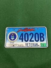 SOUTH DAKOTA U.S. AIR FORCE VIETNAM Veteran Vet License Plate. Used. picture