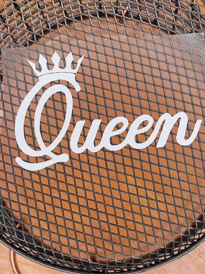QUEEN Car Window Vinyl Sticker Decal Crown Princess Lady 