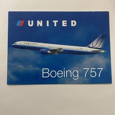 United Airlines 2nd Edition B-757 Trading Card. Created After Exiting Bankruptcy picture