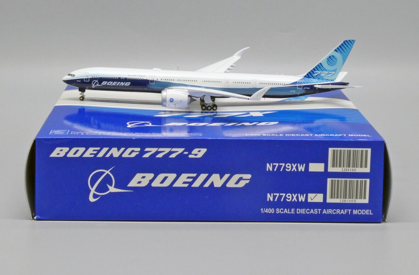 Boeing 777X Reg: N779XW JC Wings Scale 1:400 Diecast model LH4160X (HK)