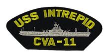 USS INTREPID CVA-11 PATCH NAVY SHIP ESSEX CLASS AIRCRAFT CARRIER FIGHTING I picture
