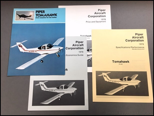 1978 Piper Tomahawk Airplane Aircraft Vintage Sales Brochure Catalog SET 1978 Piper Tomahawk Airplane Aircraft Vintage Sales Brochure Catalog SET
