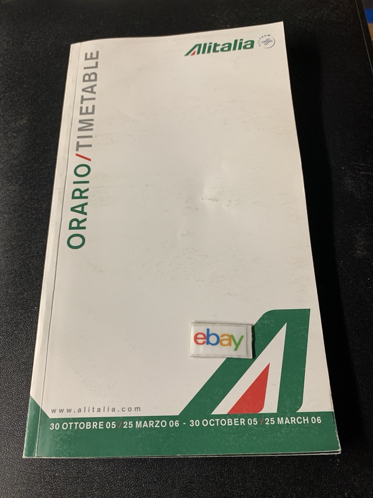 ALITALIA SYSTEM TIMETABLE 10-30-2005 FLEET CHARTS-235 PGS-AD'S ALITALIA SYSTEM TIMETABLE 10-30-2005 FLEET CHARTS-235 PGS-AD'S