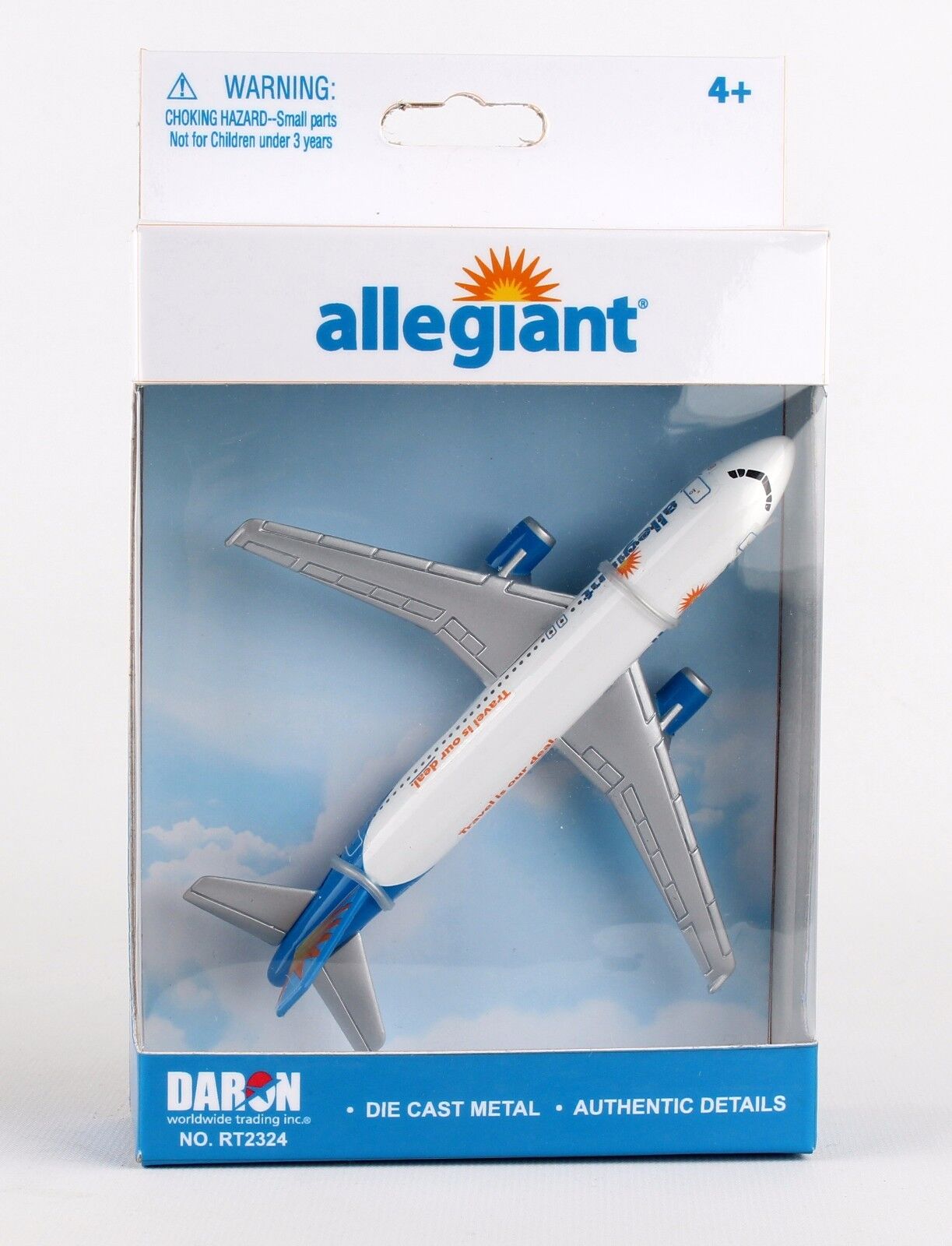 DARON REALTOY RT2324 Allegiant Air Airbus A320 1/300 Diecast. New