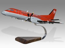 Saab 340 Northwest Airlink Mesaba Airlines Desk Wood Airplane Large Scale 1/48 picture