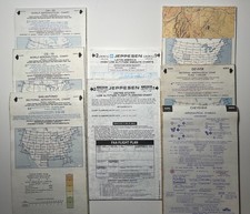 Lot US Sectional Aeronautical & Low Altitude Charts Aviation Maps Aircraft Plane picture