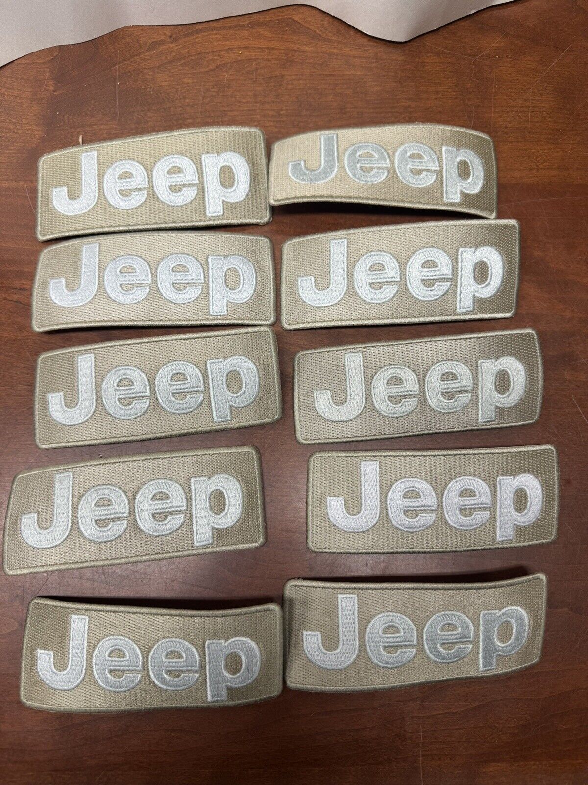 Lot of 10 OEM Jeep Iron on or Sew on Embroidery  Patches 5\