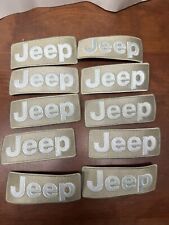 Lot of 10 OEM Jeep Iron on or Sew on Embroidery  Patches 5