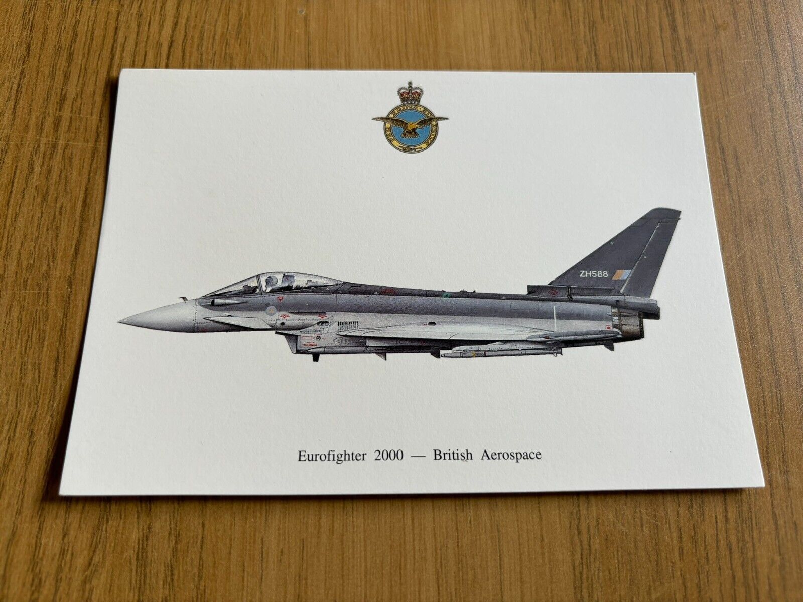 British Aerospace Eurofighter Typhoon postcard