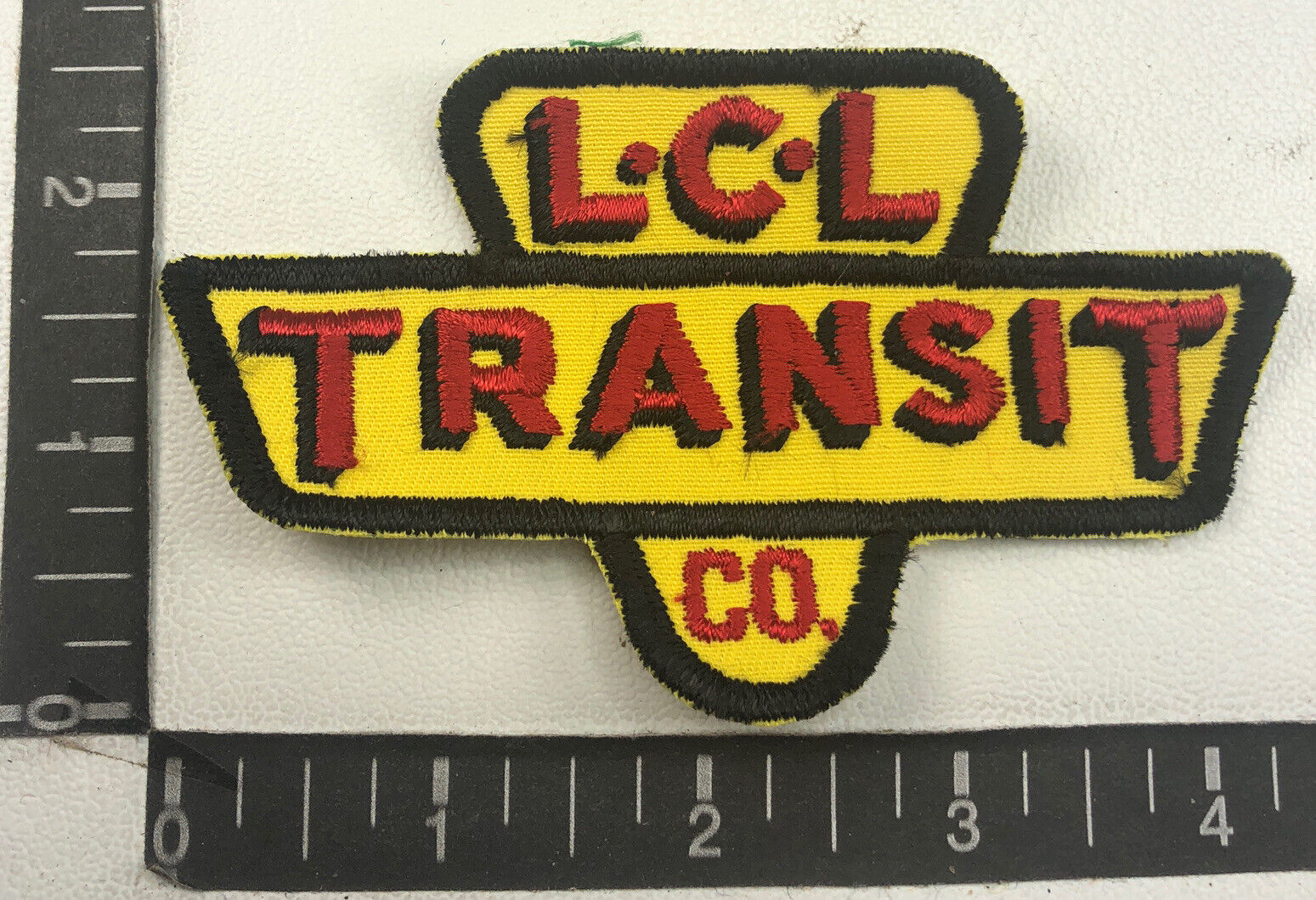 Vtg (Ver A) NOS Green Bay WI LCL L C L TRANSIT CO. Trucker / Trucking Patch 00SF